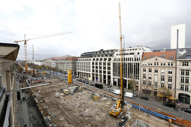 Die Baustelle der U-Bahnlinie 5, Berlin
