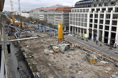 Die Baustelle der U-Bahnlinie 5, Berlin