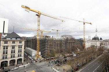 Die Baustelle der U-Bahnlinie 5, Berlin