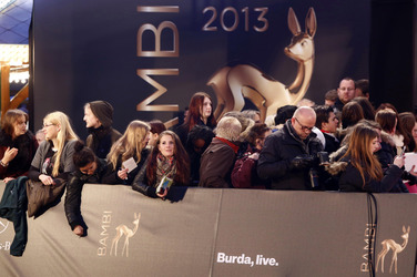 Am roten Teppich beim Bambi 2013