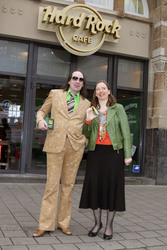 Fototermin mit der Jury zum Musikcontest im Hard Rock Cafe, Hamburg