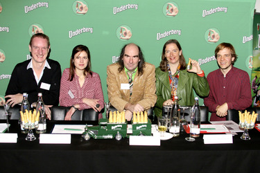 Fototermin mit der Jury zum Musikcontest im Hard Rock Cafe, Hamburg