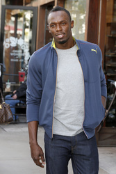 Usain Bolt Autogrammstunde, Santa Monica