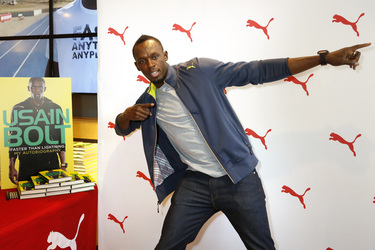 Usain Bolt Autogrammstunde, Santa Monica