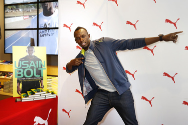 Usain Bolt Autogrammstunde, Santa Monica