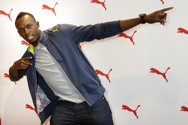 Usain Bolt Autogrammstunde, Santa Monica
