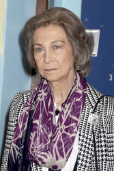 Königin Sophoia besucht die Middle School South Bronx, New York