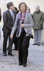 Königin Sophoia besucht die Middle School South Bronx, New York