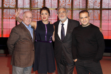 Daniel Barenboim, Anna Netrebko, Placido Domingo, Gaston Rivero