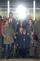 Letizia von Spanien,  Felipe von Spanien, Sofia von Spanien, Leonor von Spanien, Sophia von Spanien