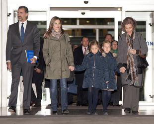 Felipe von Spanien, Letizia von Spanien, Sofia von Spanien, Leonor von Spanien, Sophia von Spanien