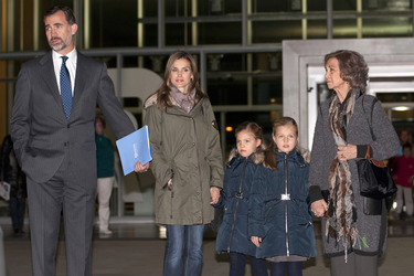 Felipe von Spanien, Letizia von Spanien, Sofia von Spanien, Leonor von Spanien, Sophia von Spanien