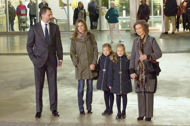 Felipe von Spanien, Letizia von Spanien, Sofia von Spanien, Leonor von Spanien, Sophia von Spanien