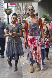 Dragon Con Besucher - Zombies