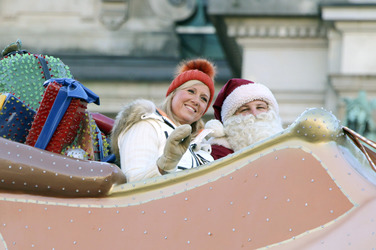 ZDF Dreharbeiten auf dem Weihnachtsmarkt, Hamburg