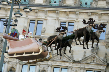 ZDF Dreharbeiten auf dem Weihnachtsmarkt, Hamburg