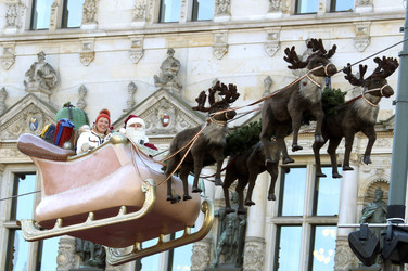 ZDF Dreharbeiten auf dem Weihnachtsmarkt, Hamburg