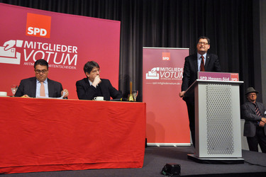Regionalkonferenz der SPD zum Koalitionsvertrag, Hofheim
