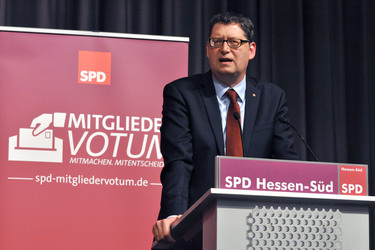 Regionalkonferenz der SPD zum Koalitionsvertrag, Hofheim