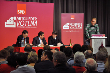 Regionalkonferenz der SPD zum Koalitionsvertrag, Hofheim
