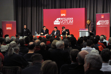 Regionalkonferenz der SPD zum Koalitionsvertrag, Hofheim