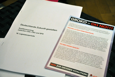 Regionalkonferenz der SPD zum Koalitionsvertrag, Hofheim