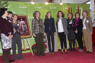 Königin Sophia und Prnzessin Letizia auf dem 'Nuevo Futuro' Weihnachtsmarkt, Madrid
