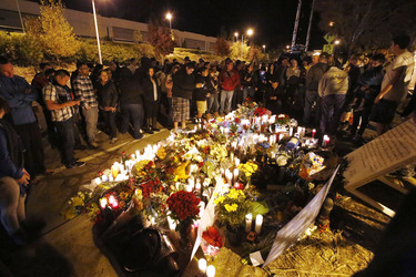 Fans am Unfallort von Paul Walker