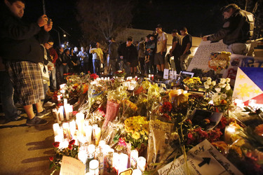 Fans am Unfallort von Paul Walker