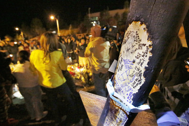 Fans am Unfallort von Paul Walker