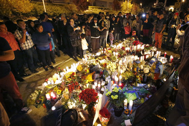 Fans am Unfallort von Paul Walker