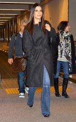 Ankunft von Sandra Bullock in Japan