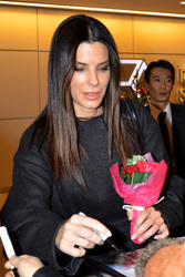 Ankunft von Sandra Bullock in Japan