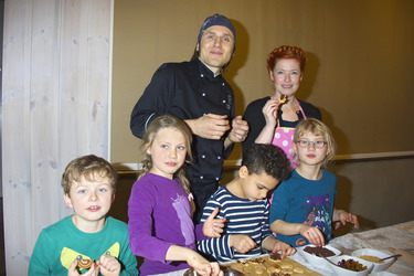 Weihnachtsplätzchen backen mit Kindern, Berlin