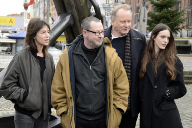 Charlotte Gainsbourg, Lars von Trier, Stellan Skarsgard, Stacy Martin
