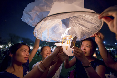 Geburtstagfeier von König Bhumibol Adulyadej, Bangkok