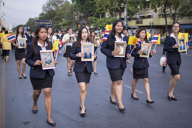 Geburtstagfeier von König Bhumibol Adulyadej, Bangkok