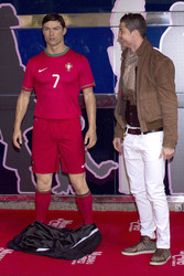 Cristiano Ronaldo enthüllt seine Wachsfigur, Madrid