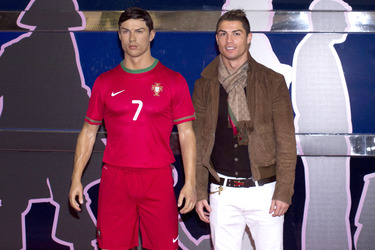 Cristiano Ronaldo enthüllt seine Wachsfigur, Madrid