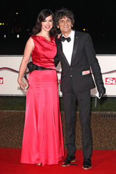 Ronnie Wood mit Gattin Sally Humphries