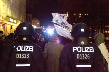 Polizeieinsatz nach Messerattacke, Berlin