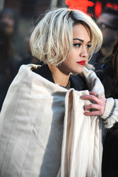 Rita Ora on Set, New York