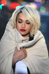 Rita Ora on Set, New York