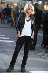 Rita Ora on Set, New York
