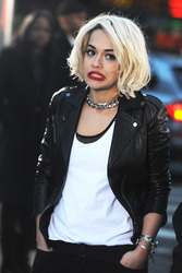 Rita Ora on Set, New York