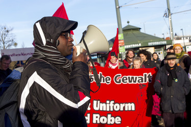 Mahnwache und Demo zum Todestag von Oury Jalloh, Dessau-Roßlau