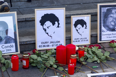Mahnwache und Demo zum Todestag von Oury Jalloh, Dessau-Roßlau