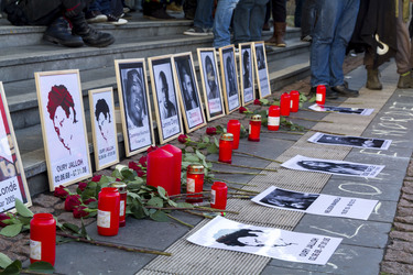 Mahnwache und Demo zum Todestag von Oury Jalloh, Dessau-Roßlau