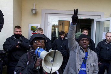 Mahnwache und Demo zum Todestag von Oury Jalloh, Dessau-Roßlau