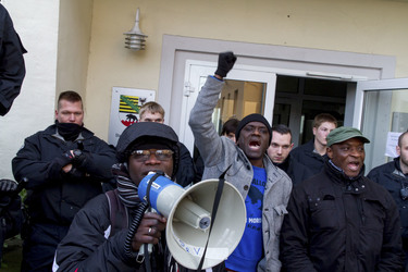 Mahnwache und Demo zum Todestag von Oury Jalloh, Dessau-Roßlau